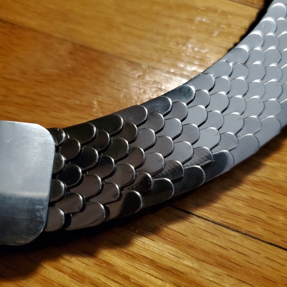 Vintage silver extendable belt - Picture 3 of 3